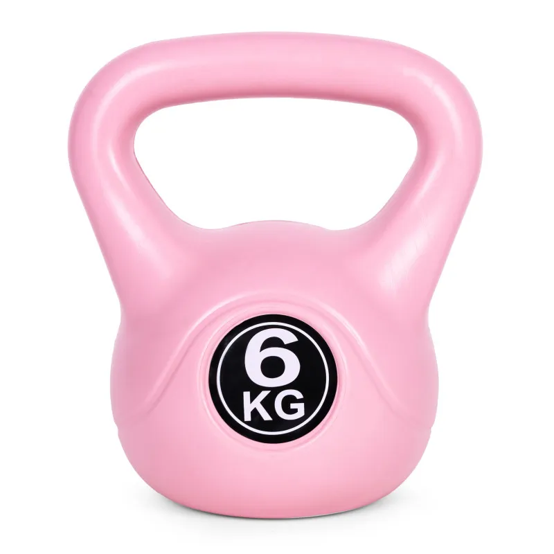 Rožinis 6 kg kettlebell svoris treniruotėms ModernHome
