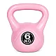 Rožinis 6 kg kettlebell svoris treniruotėms ModernHome