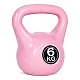 Rožinis 6 kg kettlebell svoris treniruotėms ModernHome
