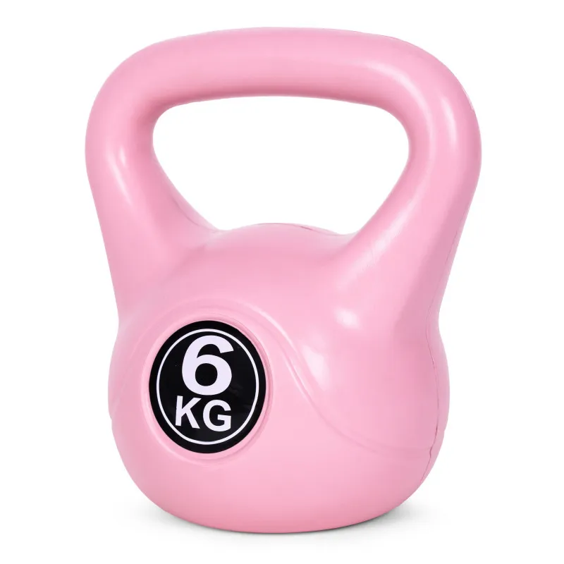 Rožinis 6 kg kettlebell svoris treniruotėms ModernHome