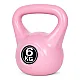 Rožinis 6 kg kettlebell svoris treniruotėms ModernHome