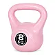 Rožinis 8 kg kettlebell svoris treniruotėms ModernHome
