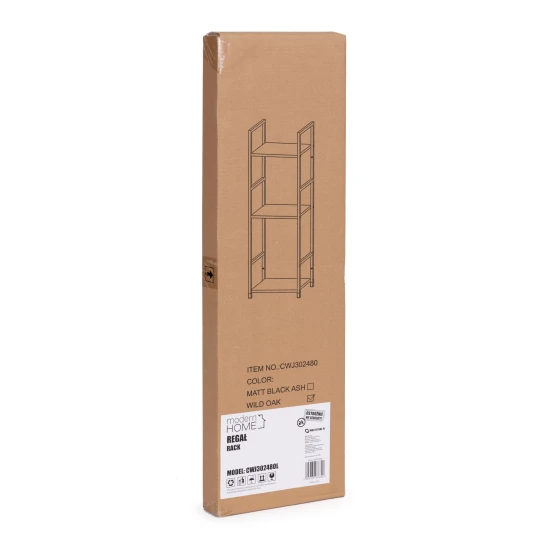 LOFT lentyna su 3 lentynomis ir metaliniu rėmu Lentynos ModernHome