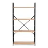 Plati medinė lentynėlė su 4 lentynomis LOFT ModernHome