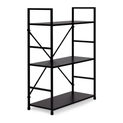 Trijų aukštų LOFT lentyna su metaliniu rėmu ModernHome