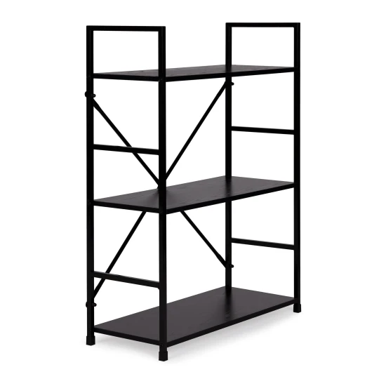Trijų aukštų LOFT lentyna su metaliniu rėmu ModernHome Lentynos ModernHome