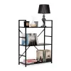 Trijų aukštų LOFT lentyna su metaliniu rėmu ModernHome Lentynos ModernHome