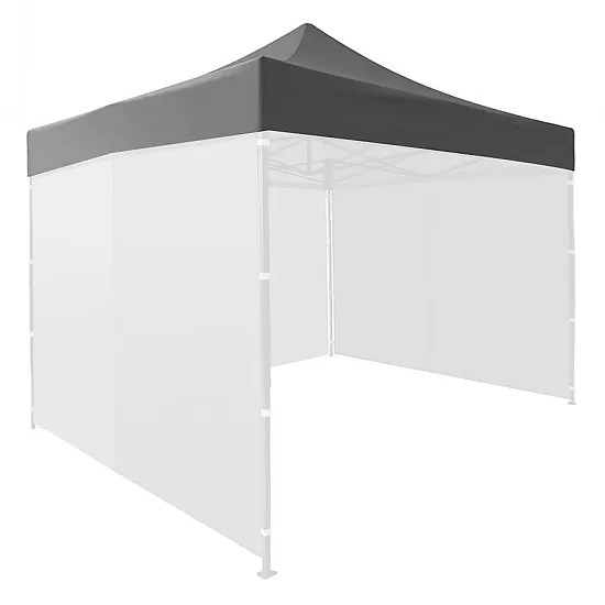 Sodo palapinės stogo danga 3x3 m pilkos spalvos MultiGarden