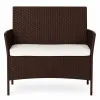 Ruda dvivietė sodo sofa su pagalvėle MultiGarden