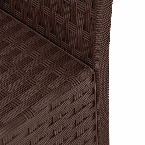 Ruda dvivietė sodo sofa su pagalvėle MultiGarden