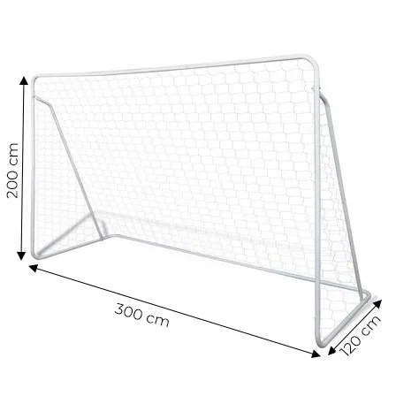 Футбольные ворота с сеткой 300 x 200 см MOVEPRO