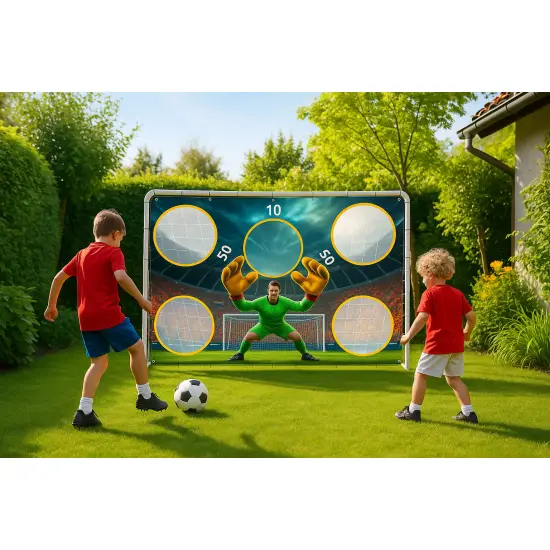 Futbolo treniruočių vartai su taikiniu 180 x 122 cm MOVEPRO