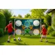 Futbolo treniruočių vartai su taikiniu 180 x 122 cm MOVEPRO