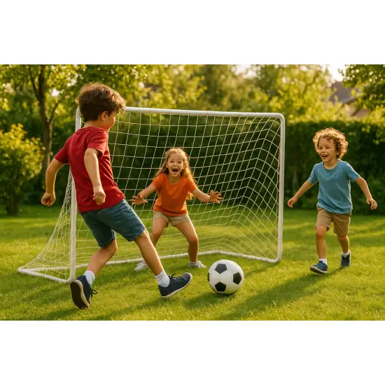 Futbolo vartų rinkinys su tinklu 180 x 122 cm MOVEPRO