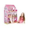 Деревянный домик для кукол с мебелью ECOTOYS