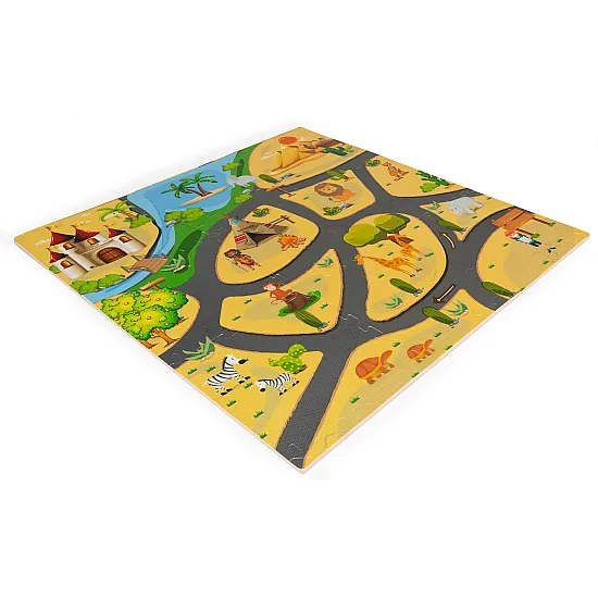 Foam mat for children featuring a