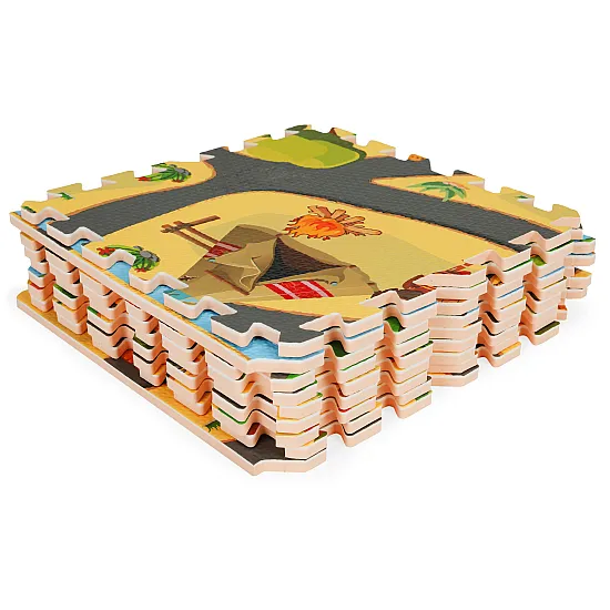 Foam mat for children featuring a