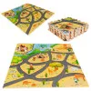 Vaikams skirtas putoplasto kilimėlis su Safari 9 elementai 93x93 cm