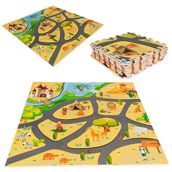 Foam mat for children featuring a