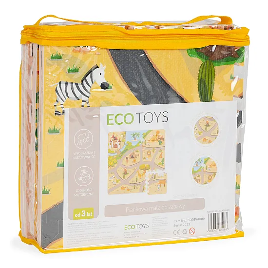 Foam mat for children featuring a