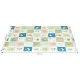 Reversible foldable foam play mat with bag