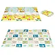 Reversible foldable foam play mat with bag