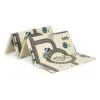 Double-sided educational foam play mat, 178 x 198 cm, foldable, large, with a bag
