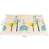 Žaidimų kilimėlis 200 x 150 cm su ūgio matuokliu ir abėcėle