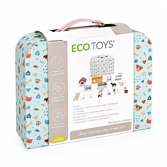 Pet store in a portable box