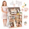 Medinis lėlių namelis 3 aukštų ECOTOYS