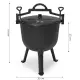 10 l talpos emaliuotas ketaus katilas MultiGarden