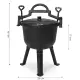 Emalizuotas ketaus katilas (5 l) su stovu MultiGarden