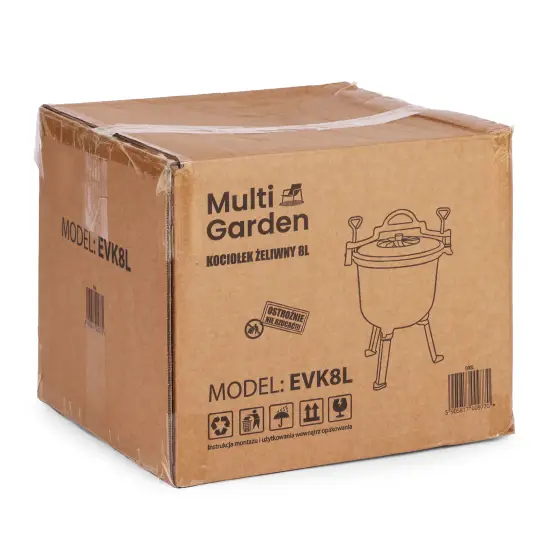 Emalizuotas ketaus katilas (8 l) su stovu MultiGarden