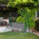 Sodo sūpynių sėdynės užvalkalas 120 x 93 cm pilkos spalvos MultiGarden