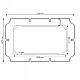 Sodo sūpynių stogelis 200 x 120 cm pilkos spalvos MultiGarden