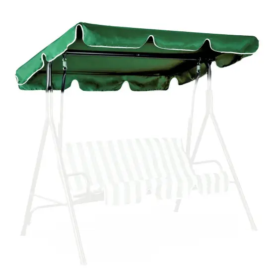 Sodo sūpynių stogelis 200 x 120 cm žalios spalvos MultiGarden