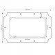 Sodo sūpynių stogelis 200 x 120 cm žalios spalvos MultiGarden
