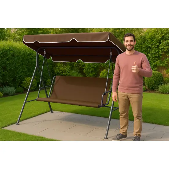 Ruda sodo sūpynių sėdimoji dalis 127 x 100 cm MultiGarden