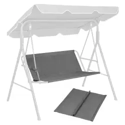 Sodo sūpynių sėdimoji dalis 120 x 93 cm pilkos spalvos MultiGarden