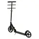 Sulankstomas juodas miesto paspirtukas 95–105 cm