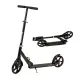 Sulankstomas juodas miesto paspirtukas 95–105 cm