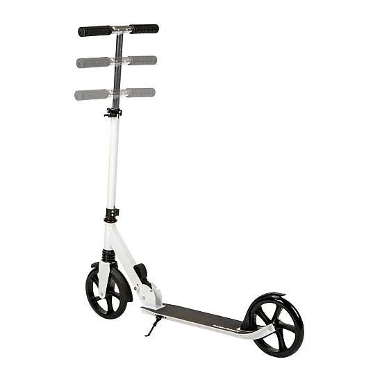 Sulankstomas baltas miesto paspirtukas 95–105 cm