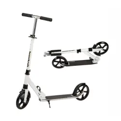 Sulankstomas baltas miesto paspirtukas 95–105 cm
