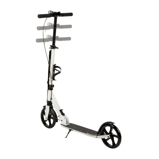 Sulankstomas baltas miesto paspirtukas 95–105 cm
