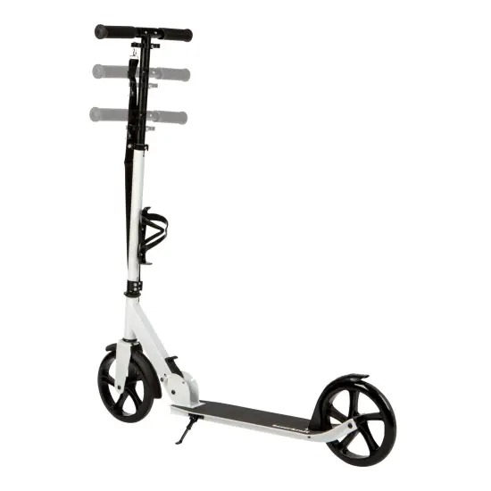 Sulankstomas baltas miesto paspirtukas 91–101 cm