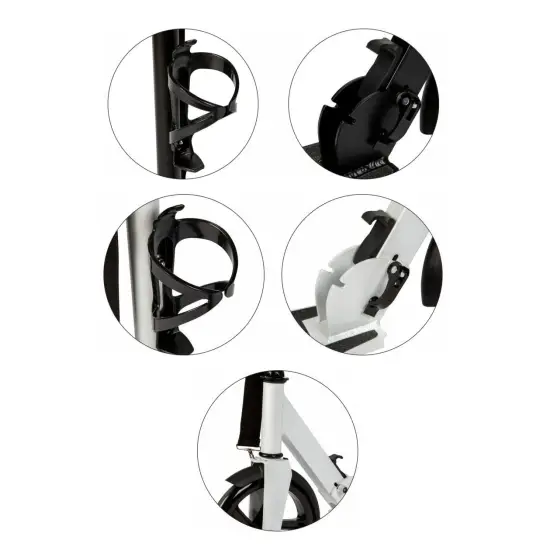 Sulankstomas baltas miesto paspirtukas 91–101 cm