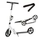 Sulankstomas baltas miesto paspirtukas 91–101 cm