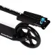 Sulankstomas juodas miesto paspirtukas 95–105 cm