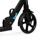 Sulankstomas juodas miesto paspirtukas 95–105 cm