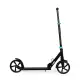 Sulankstomas juodas miesto paspirtukas 95–105 cm